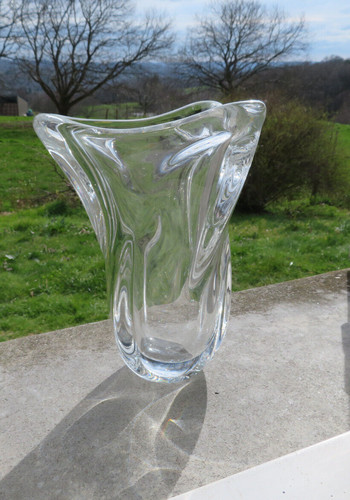 Ancien vase cristal - ancien,