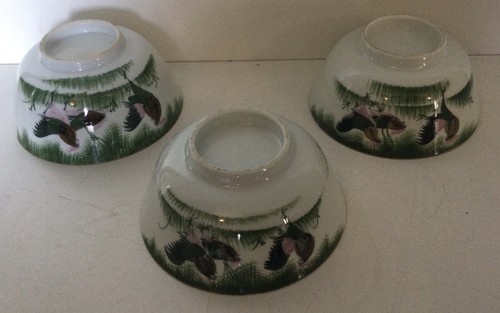 Trois bols porcelaine - bols, de