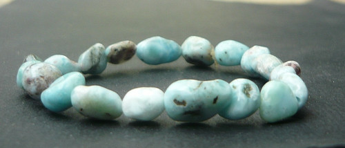 Bracelet perles larimar - de,