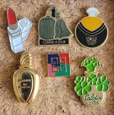 Lot 6 Pin's Parfum Givenchy Cabotine Amarige Vichy Magie Noire Comme Le Jour ...