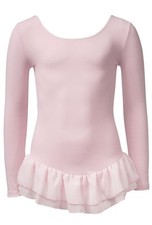 tunique de danse fille, justaucorps, M.longues  PAPILLON PK4047- Rose - 8/10 ans