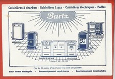 BUVARD  -  BARTZ - CUISINIERES A CHARBON - A GAZ - ELECTRIQUES - POELES