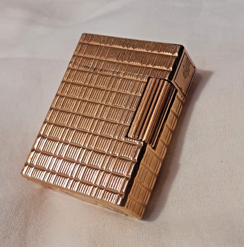 Vintage briquet dupont plaque - dupont,