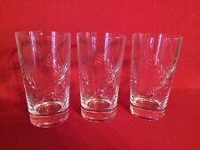 3 chopes hautes verres à whisky soda FLEURY Epi Cristal d'Arques