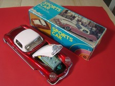 Jouet ancien voiture en tôle, LUCKY Sport Car (Chine)