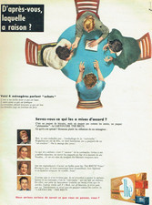 Publicité Advertising 0825  1957    biscuits Thé  Brun en cartouche