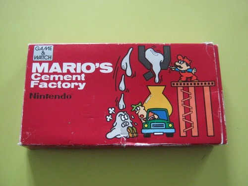 Nintendo game and - watch, cement