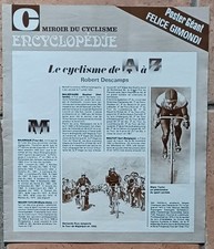 Encart Poster Encyclopédie MIROIR du CYCLISME N° 225 GIMONDI Décembre 1976
