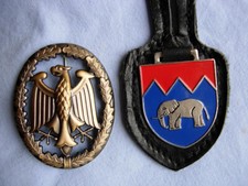 2 INSIGNES  METAL  ANCIEN