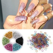 Piercing Dangle Nail Art Décoration Paillettes 3D Ongles Strass Acrylique /