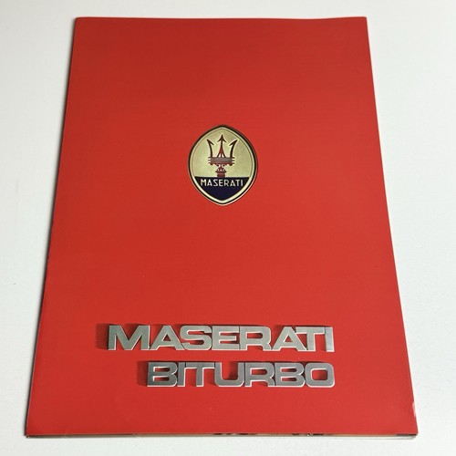 Maserati biturbo 8p brochure - 8p,