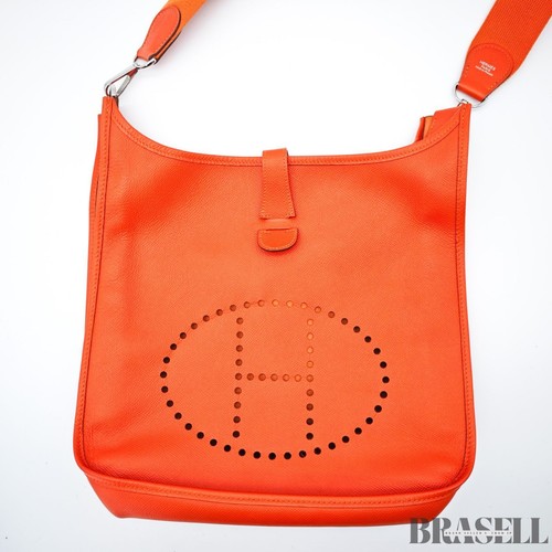 Sac bandoulière hermes evelyn - sac,