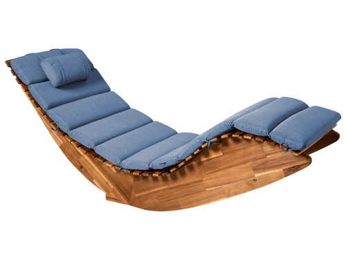 Chaise longue bascule de - à,