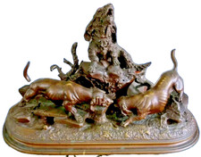 Bronze jules moigniez - , les