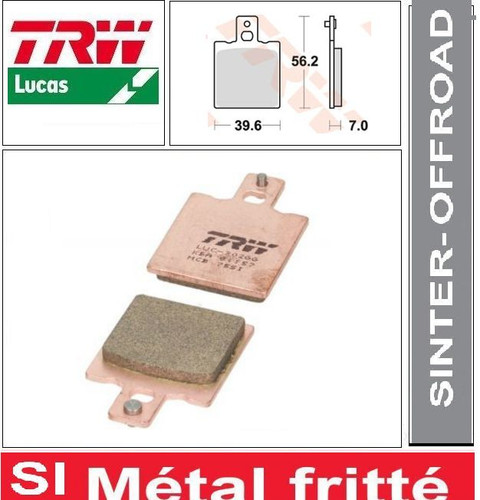 Plaquette frein avant trw - 2,