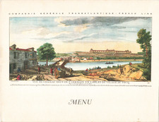 VIEUX PAPIER MENU CIE