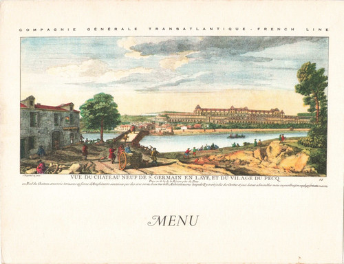 Vieux papier menu cie - vieux,