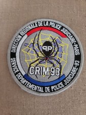 ecusson police nationale DRPJ DCPJ Groupe CRIM