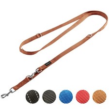 Vitazoo Laisse de Dressage pour Chien - 3 m - Double Longe en Graphite Nylon