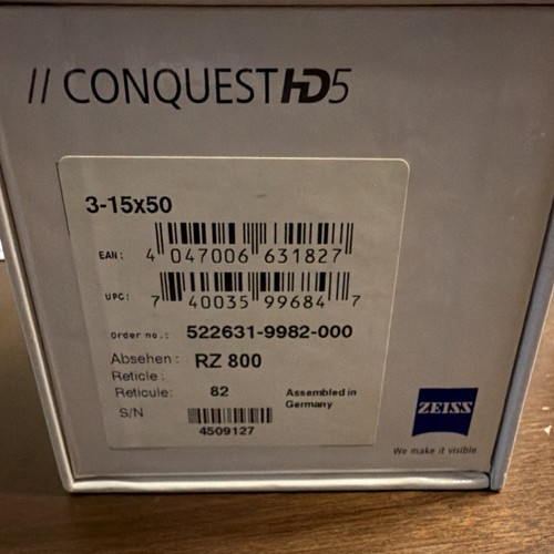 Zeiss conquest hd5 - conquest, 3-15x50