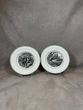 Lot de 2 Assiettes parlante