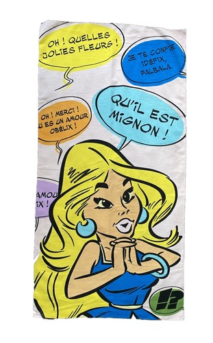 Serviette plage bain falbala - serviette,