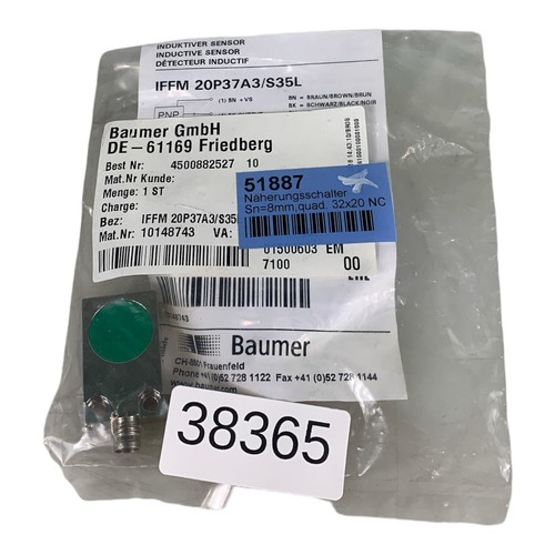 Baumer iffm20p37a3 s35l - baumer, iffm20p37a3/s35l