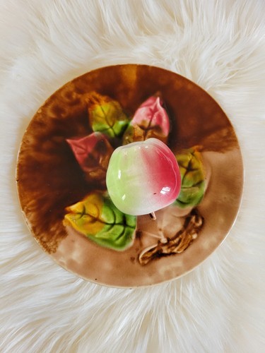 Assiette trompe œil pomme - assiette, l'Œil