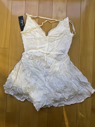 Lulus white romper ljs8308h - white,