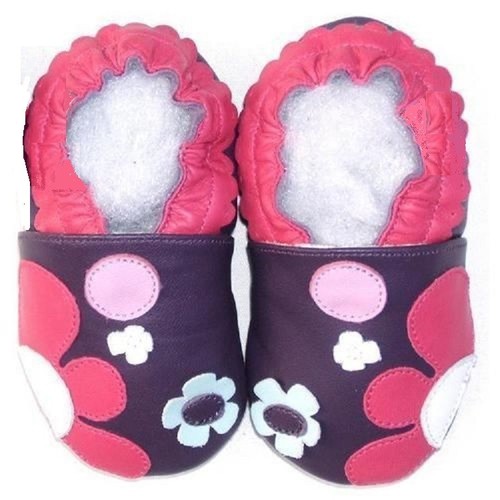 Chaussons cuir souple - chaussons,