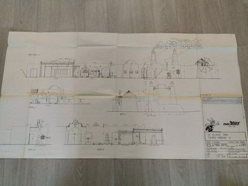 Plan architectural parc - plan,
