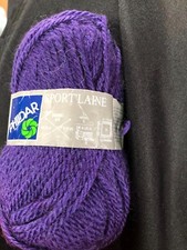 VINTAGE PHILDAR SPORT LAINE phildar 1 pelote VIOLET neuve