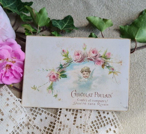 Ancienne carte chocolat - carte,