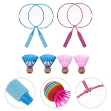  8 Pcs Raquette Badminton Enfant Petites Raquettes De Pour Enfants