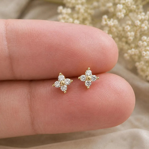 Boucle oreille solitaire - boucle,