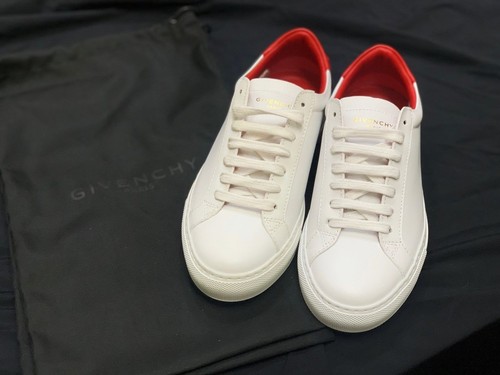 Givenchy white street sneakers - white,