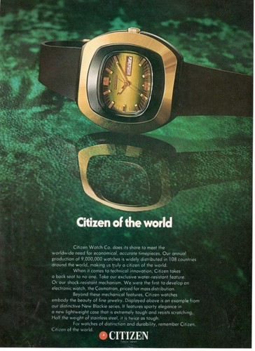 Citizen cosmotron monde - cosmotron,