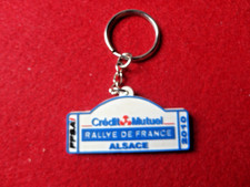 porte cle " FFSA / RALLYE DE FRANCE " ALSACE credit mutuel