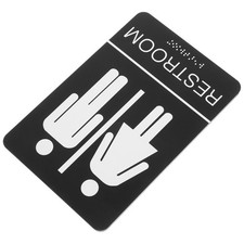 Panneau Toilette Stickers