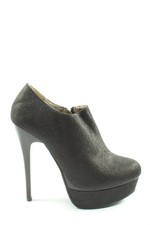 BELLE WOMEN Chaussure à talons carrés Dames Escarpins T EU 39 noir style mouillé