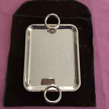 CHRISTOFLE  VERTIGO  IDOLE Métal A- Housse -Plateau 20cm X 16 Cm. Excellent État