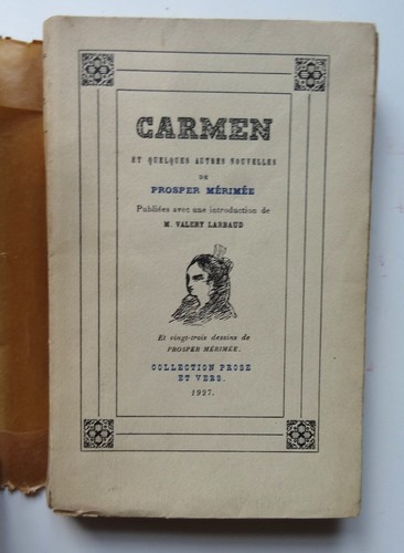 Prosper mérimée carmen et - mérimée.,