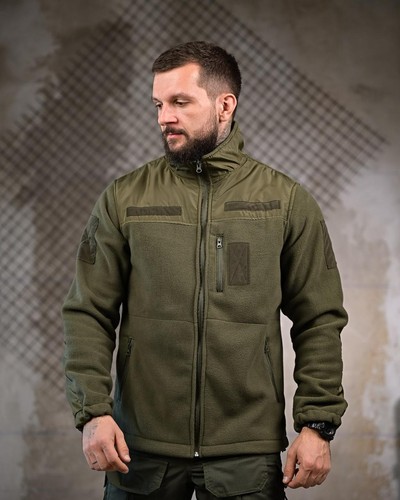 Veste polaire militaire - , olive
