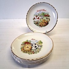 6 assiettes à fromages de