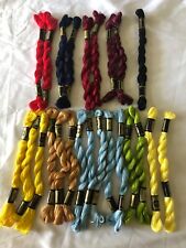Vintage French 24 DMC Cotton Pearle Embroidery Cross Stitch Skein Threads UNUSED