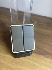 1 Double Simple Allumage  interrupteur Arnould 2000 Marron Idem Legrand Galion