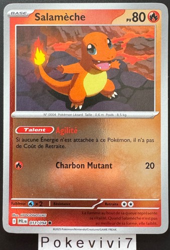 Carte pokemon salameche - carte,