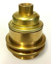 Douille de Lampe E27 Douille en Métal Filetage Laiton Vintage Antique Rétro