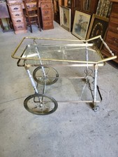 DESSERTE A ROULETTES EN ALU