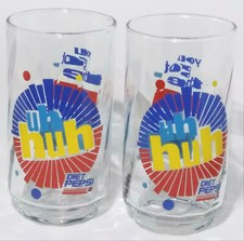 Set of 2 Diet Pepsi Glass